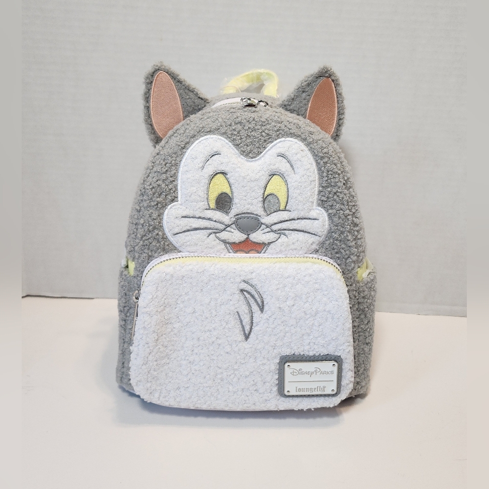 Disney Parks Loungefly FIGARO Pastel Plush Mini Backpack - NWT